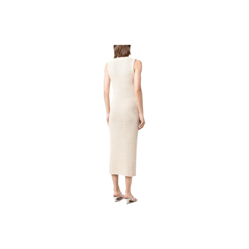 Reformation Sleeveless Dresses Women's Beige-3