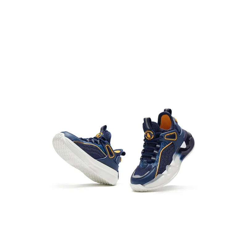 Hush Puppies Slip-Resistant Low-Top Sports Casual Shoes Blue Kids'-2