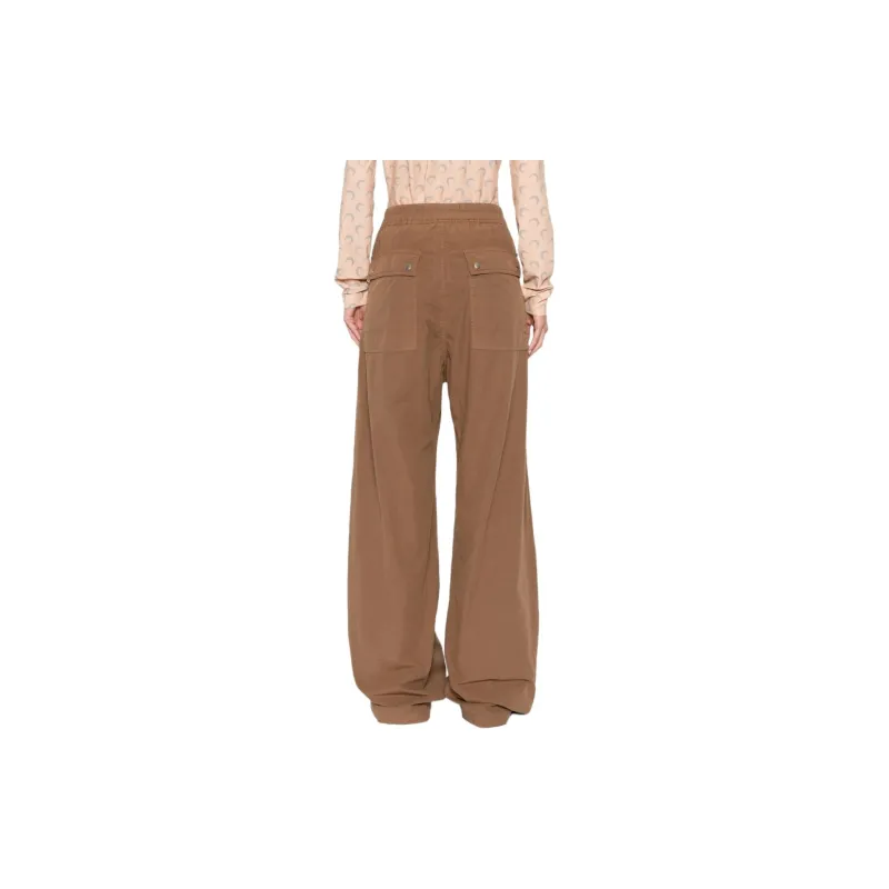 Rick Owens DRKSHDW Gabardine Straight Leg Drawstring Trousers-2