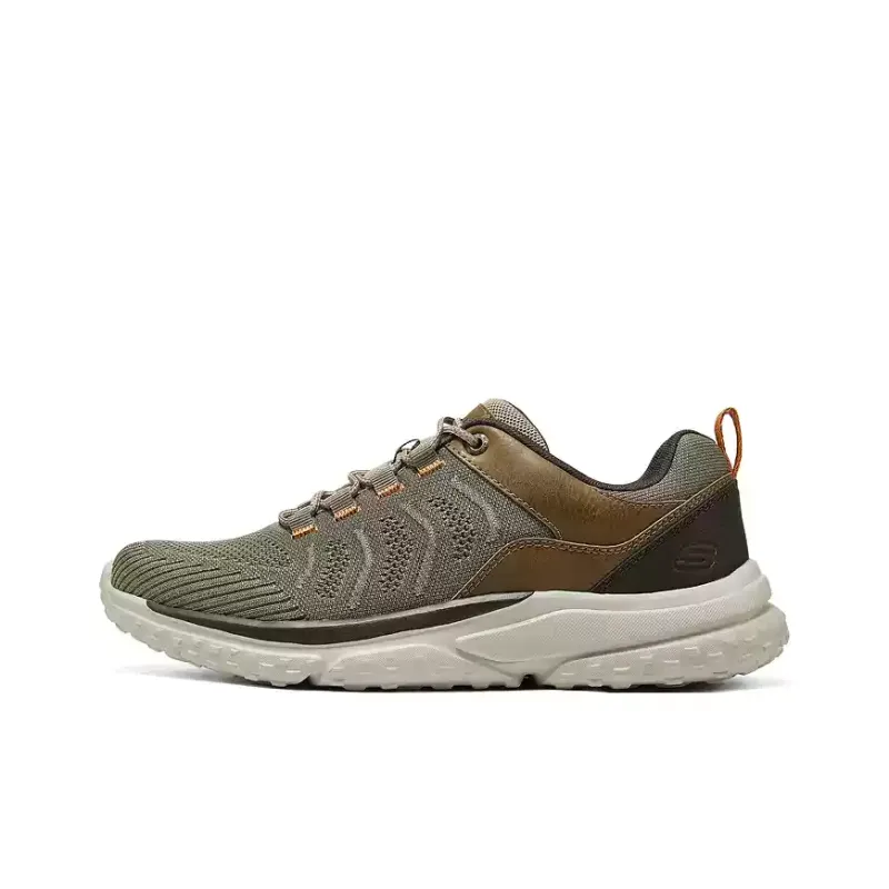 Skechers SKECHERS MENS USA Anti Slip Wear Resistant Low Top Casual Shoes Men's Taupe-0