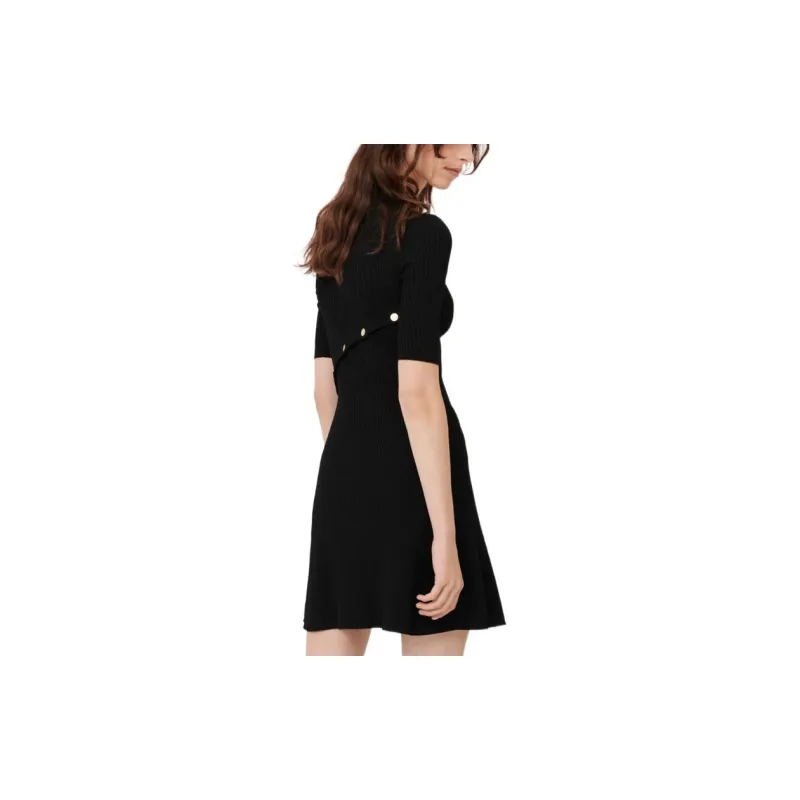 Maje Short-Sleeved Dresses Women's Black-2