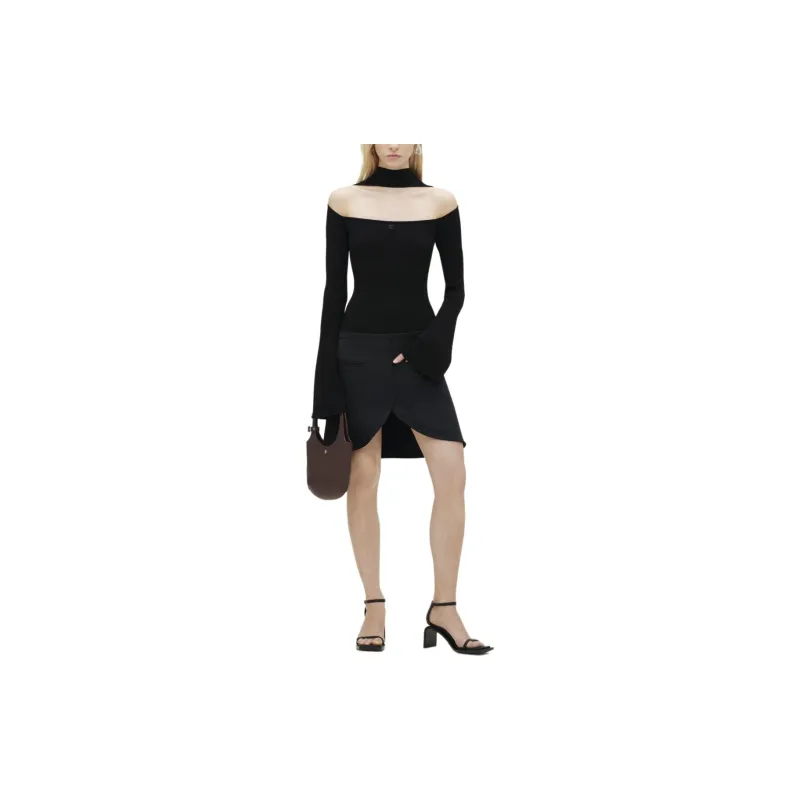 COURREGES Cut out Ribbed Jumper-1