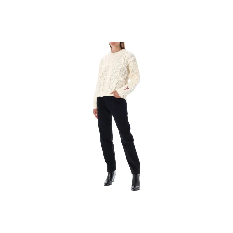 Golden Goose Cable-knit Long-sleeved Jumper-1
