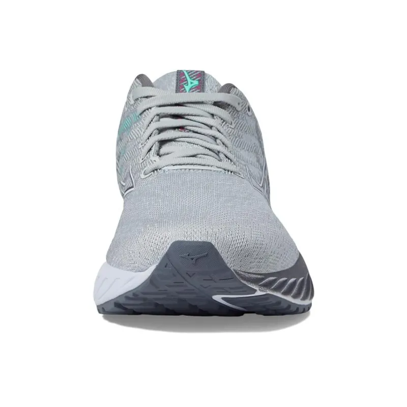Mizuno Wave Inspire 19 Slip Resistant, Abrasion Resistant, Breathable Low Top Casual Running Shoes Unisex Gray Green-2