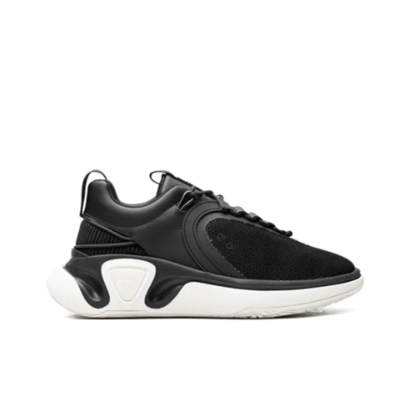 BALMAIN B-Runner Wear-Resistant Low-Top Casual Shoes Men's Black White-1