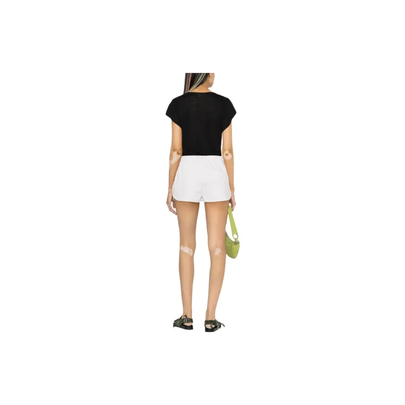 ISABEL MARANT ETOILE Logo Printed Drawstring Shorts-2
