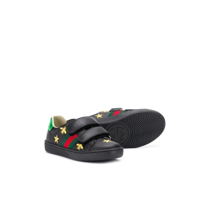 GUCCI Low-Top Kids' Skateboarding Shoes Black Kids'-3