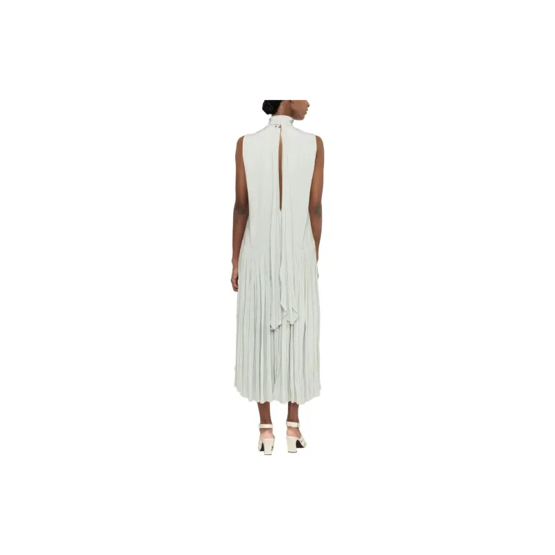 Lanvin Slip Dresses Women's Sage Green-2
