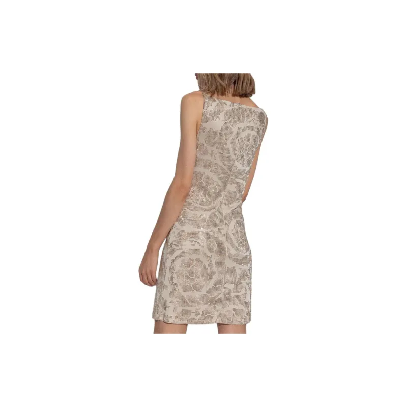 VERSACE Sequin-Detailed Sleeveless Dress-2