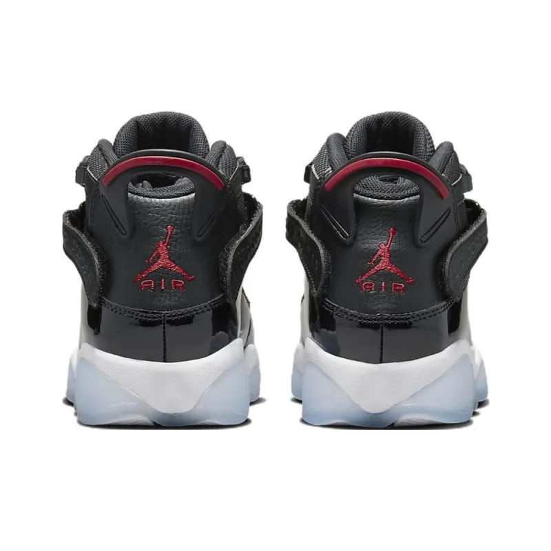 Jordan 6 Rings Black White Gym Red GS-4