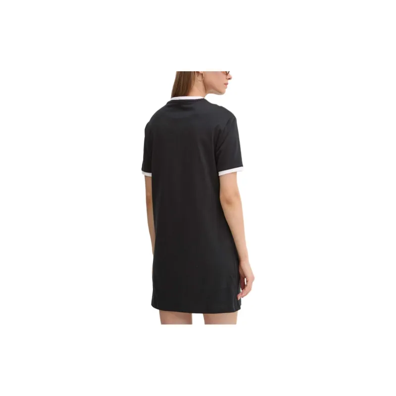 Converse CHUCK TAYLOR Patch Short-Sleeved Dresses Women's Black-3
