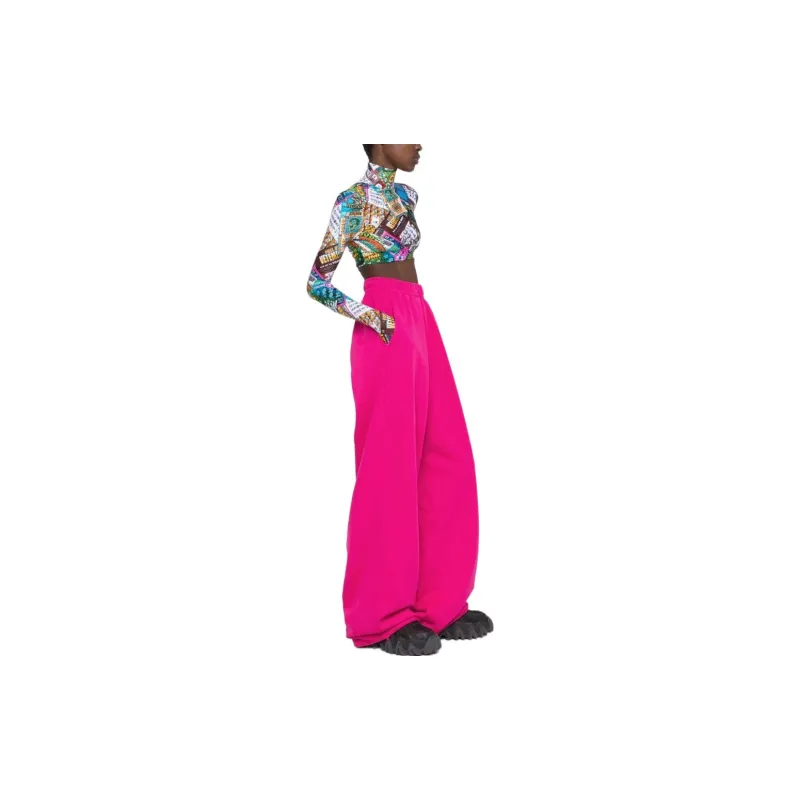 Vetements Casual Pants Women's Peach Pink-3