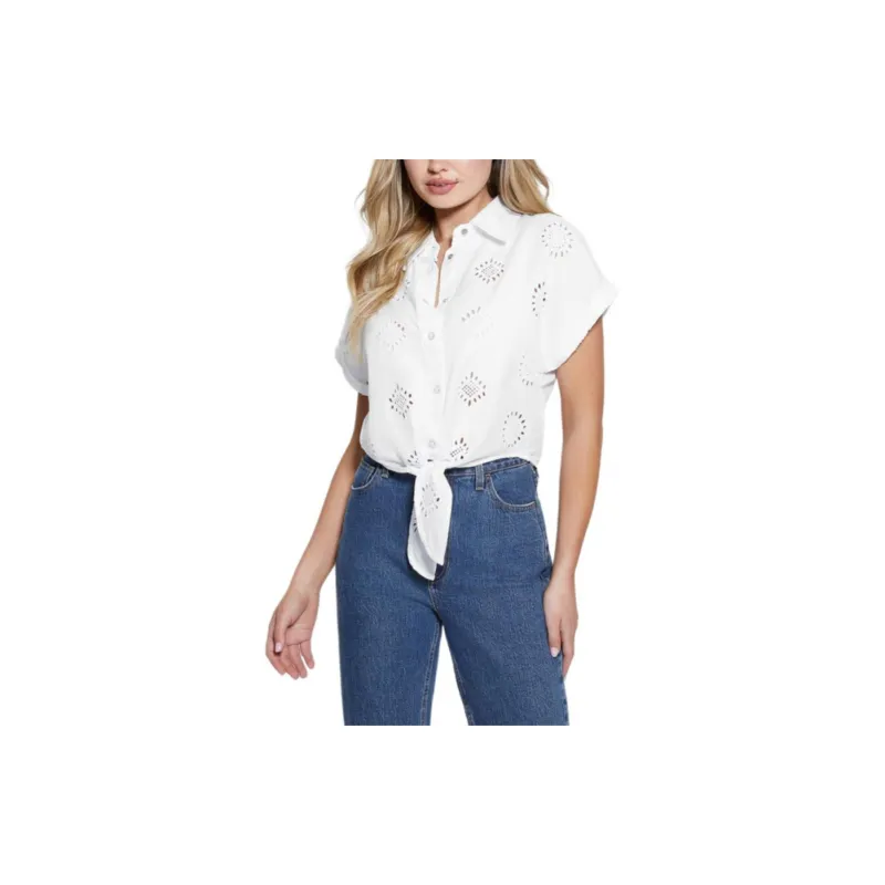 GUESS Shirts Women's White-2