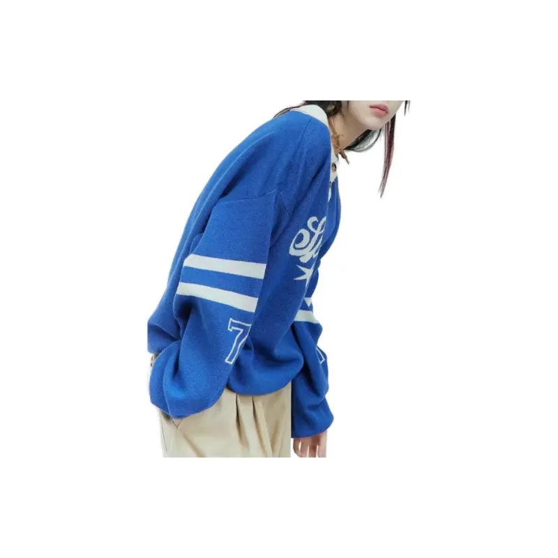 Spelledit Sweaters Women's Blue-9