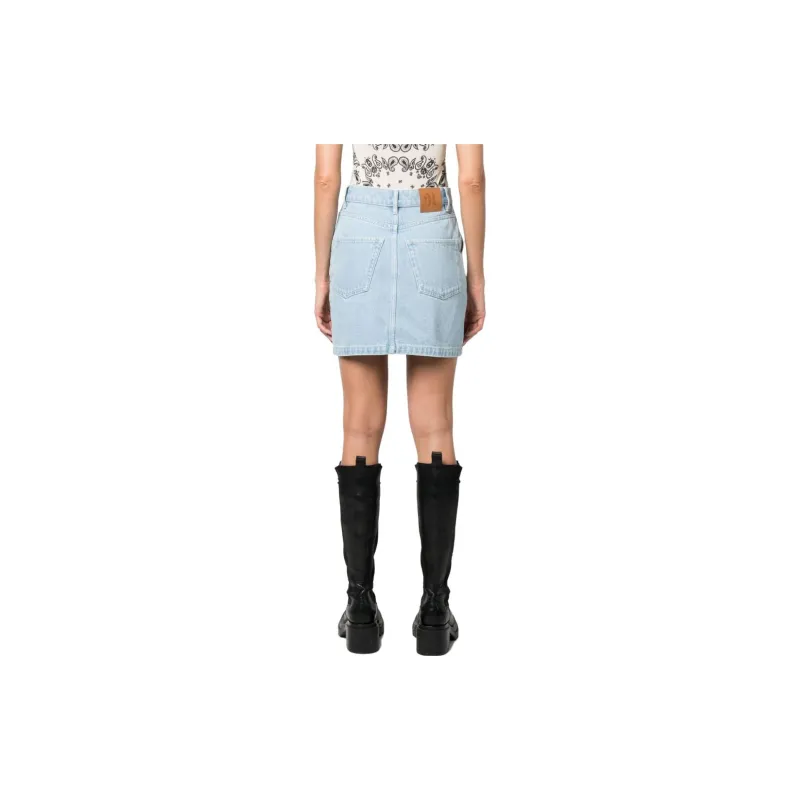 NANUSHKA Denim Mini Skirt-1