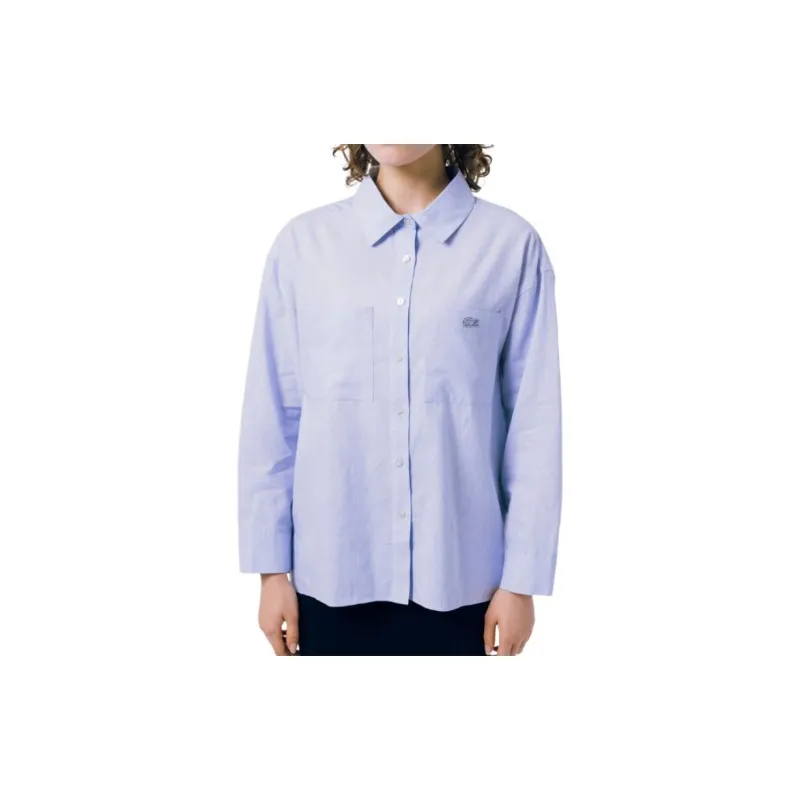 LACOSTE Shirt Women's Light Blue-2