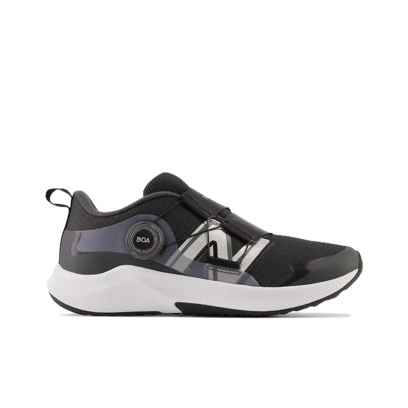 New Balance DynaSoft Reveal V4 BOA Slip Resistant Low Top Kids Lifestyle Shoes Black Gray Teenagers-1