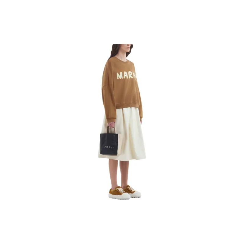 MARNI Logo Sweatshirt 'Olive'-3