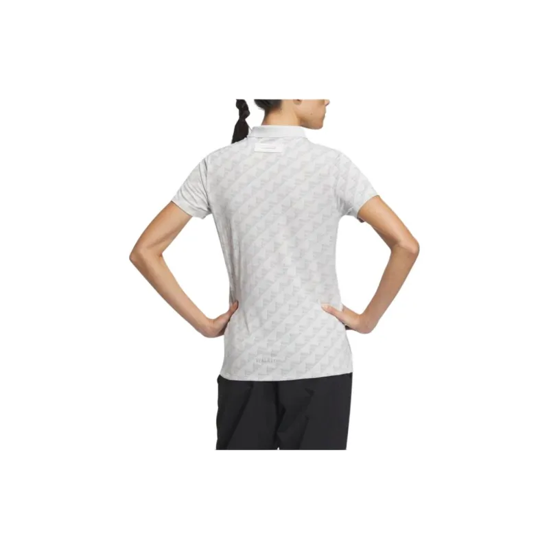 Adidas Polo Shirt Women's Light Gray-1