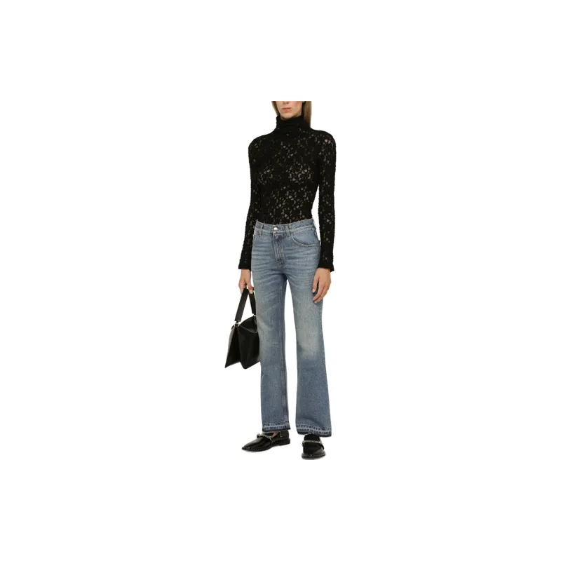 Chloé Fitted Turtleneck Knit Top-1