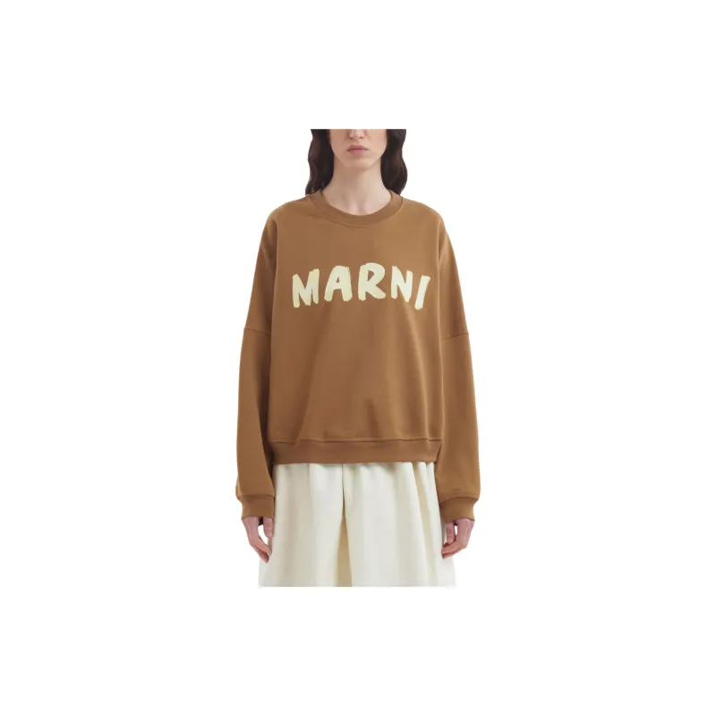MARNI Logo Sweatshirt 'Olive'-2