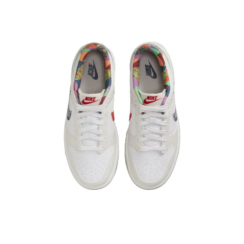 Nike Dunk Low White Multi-Color Paisley GS-6