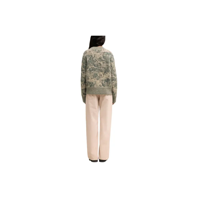 AMIPARIS Paris Jacquard Crewneck Knitted Jumper-3