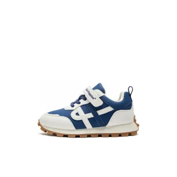 Hush Puppies Slip-Resistant Low-Top Sports Casual Shoes Blue Kids'
