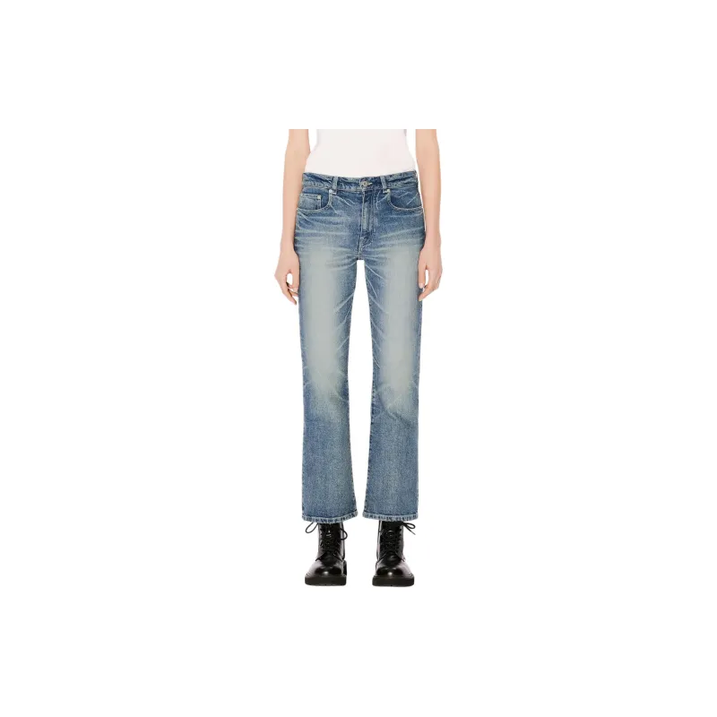 KENZO Bara Cropped Denim Jeans-3