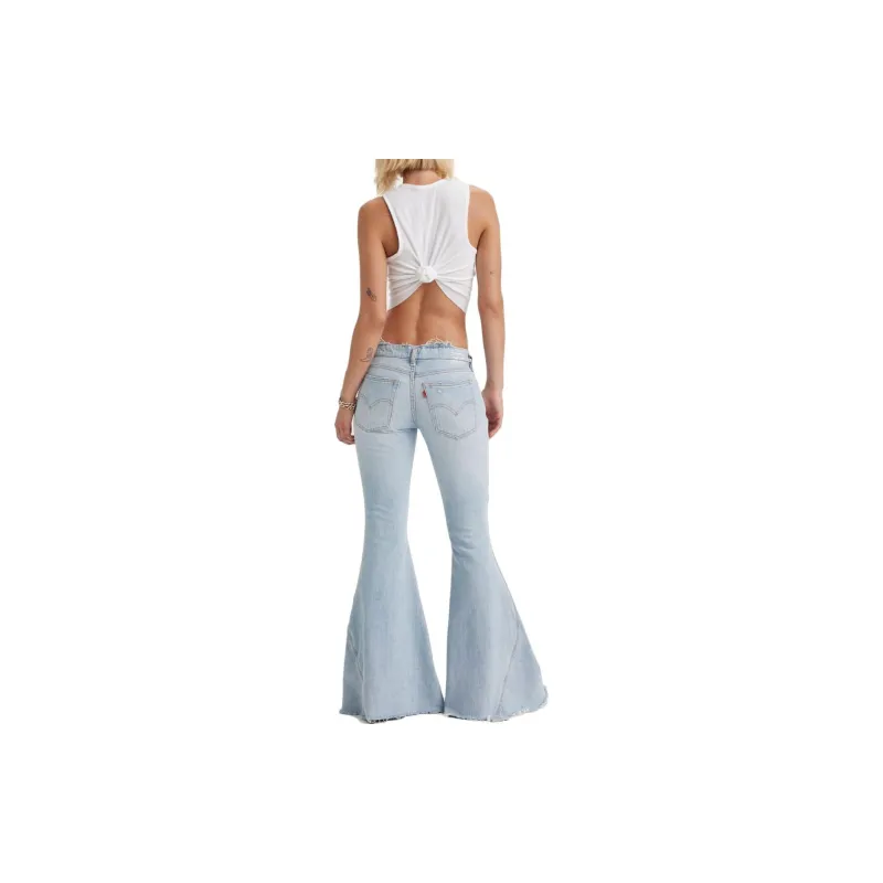 Levis X ERL Co-branded Series Jeans Women's Light Blue-2