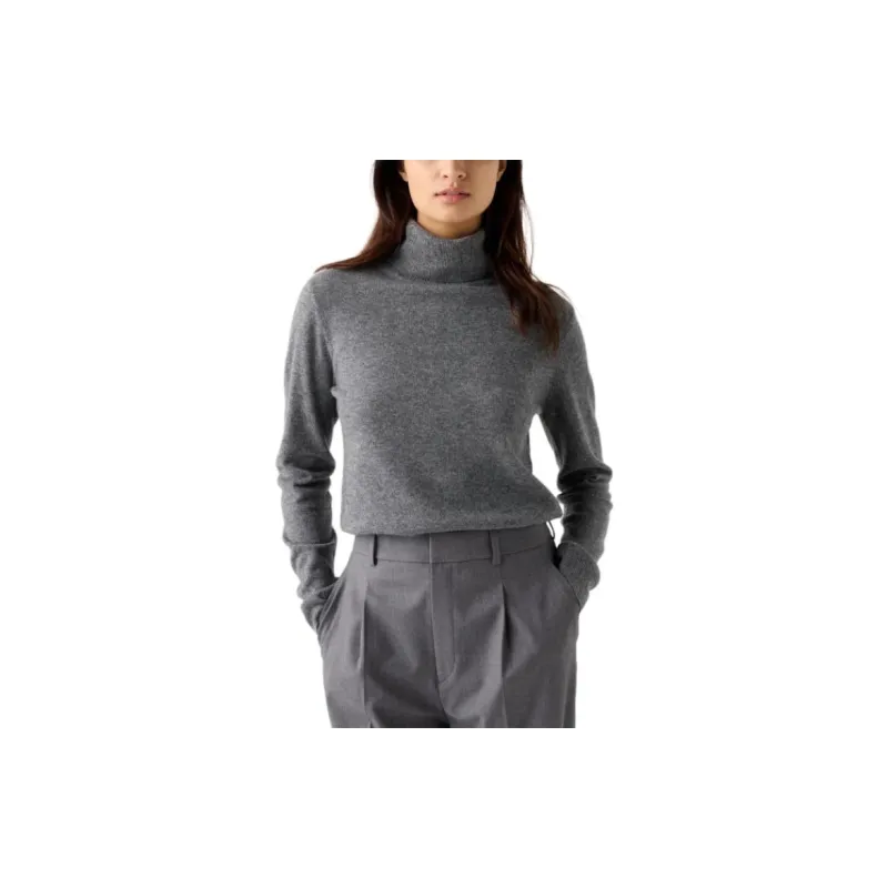 UNIQLO Cashmere Sweater Women's Asphalt Gray-1