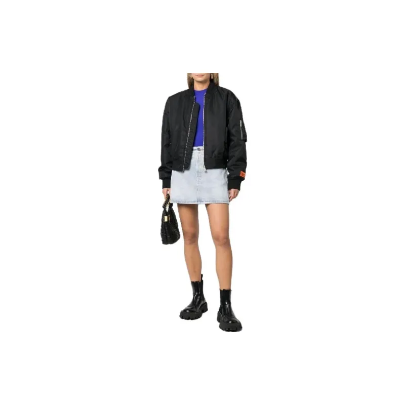 Vetements Denim Short Skirts Women's Blue-1