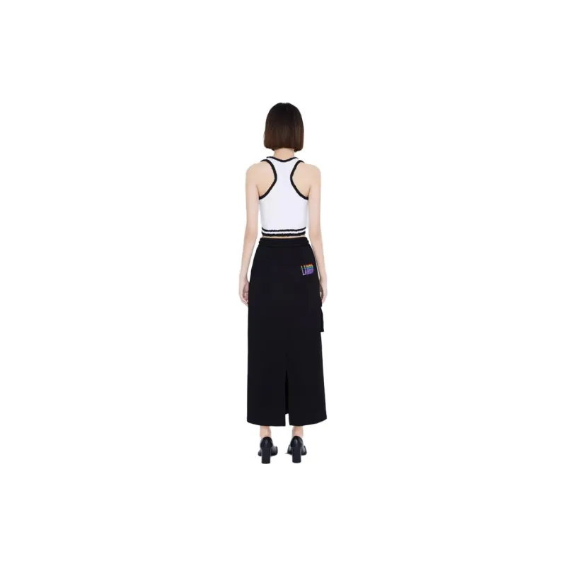 LALABOBO Casual Long Skirts Women's Black-1
