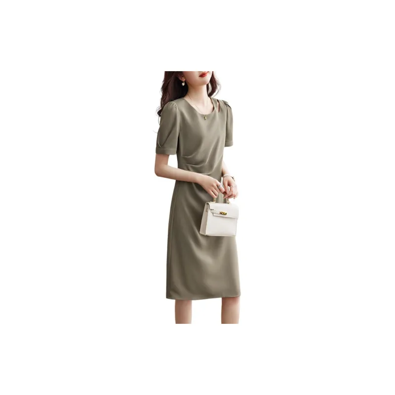 XWI Short Sleeved Dress Women's Mocha-1