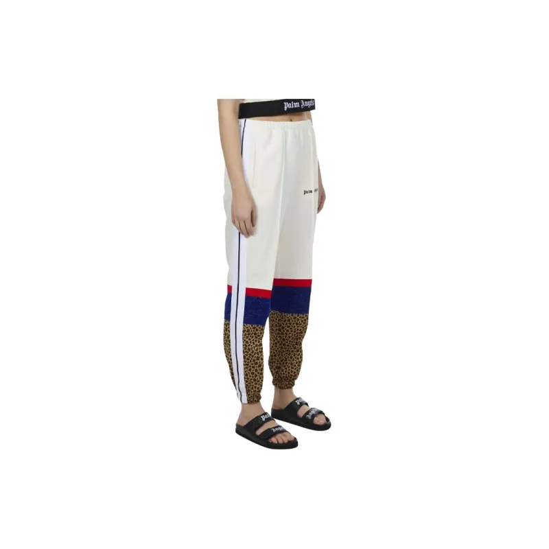 PALM ANGELS Knitted Sweatpants Women's Multicolor-1