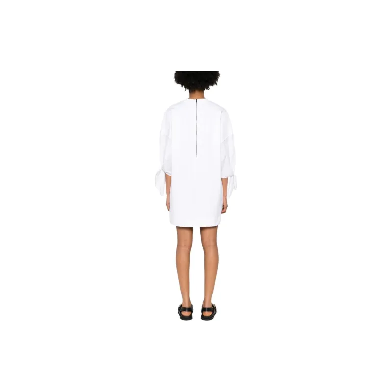 MaxMara Logo Printed Crewneck Dress-2