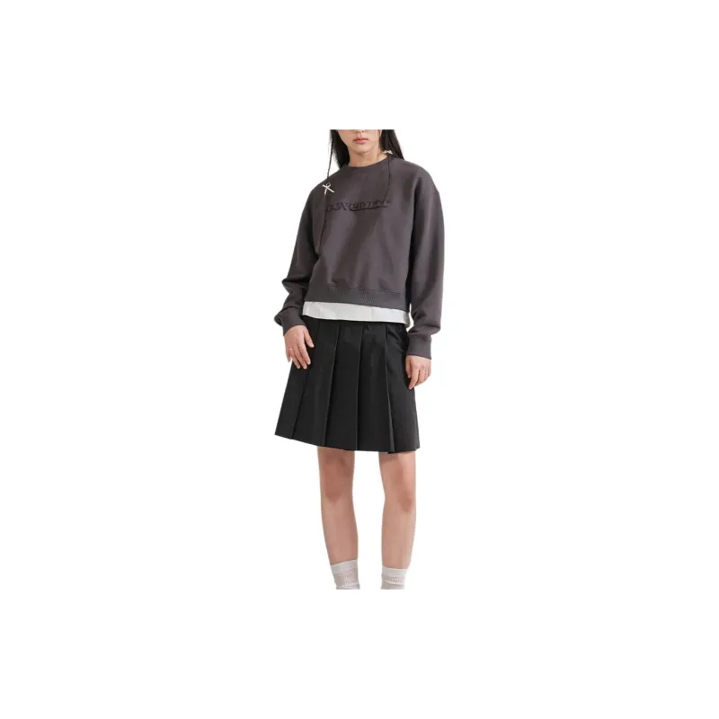 COVERNAT SS24 Sweatshirt Women's Charcoal Gray-2