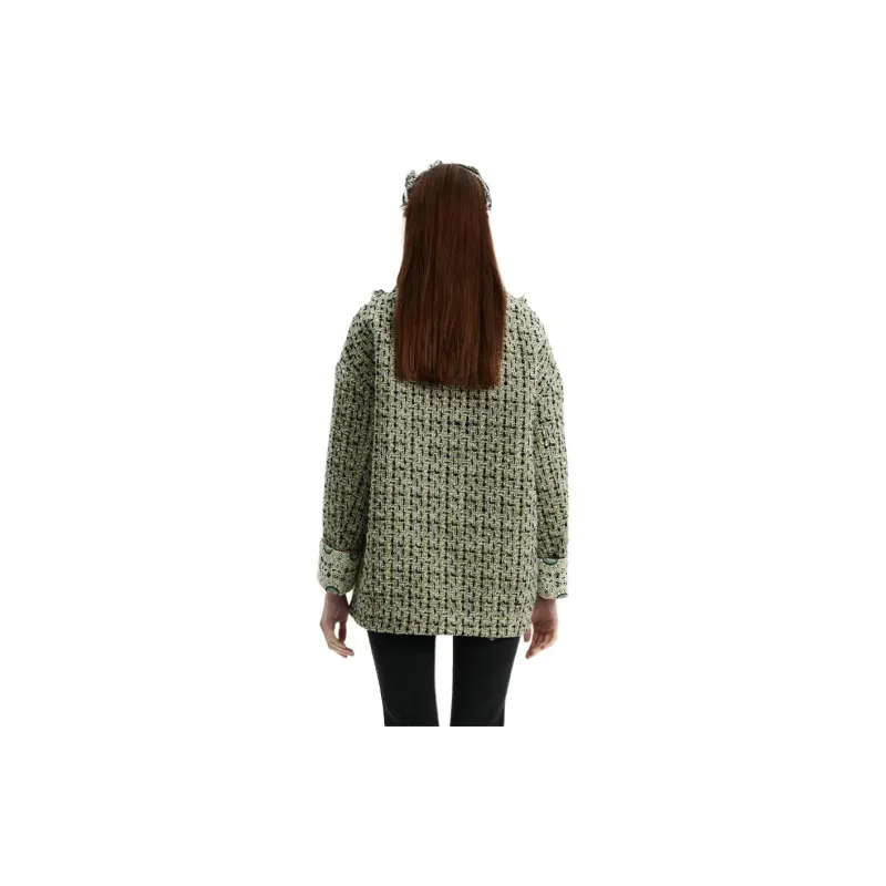 LULUALWAYS Coats Women's Green-1