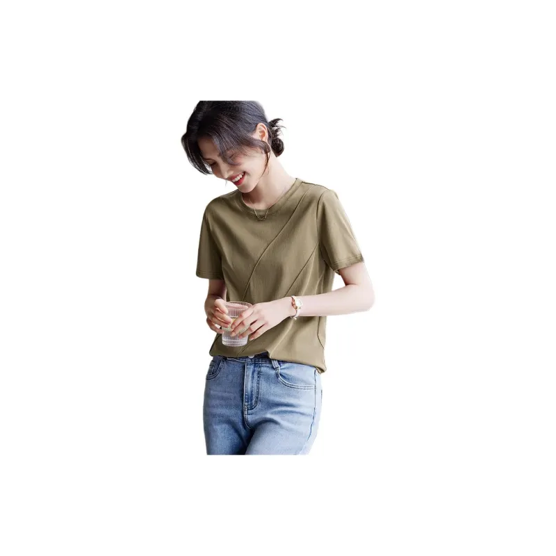 XWI T Shirts Women's Green-1