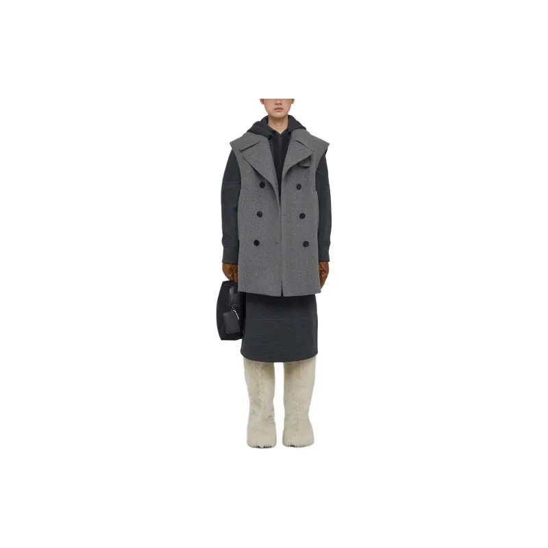 JIL SANDER Wool A line Midi Skirt-1
