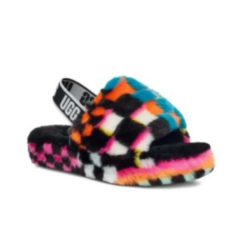 UGG Stylish Sandal Black Teenagers-2