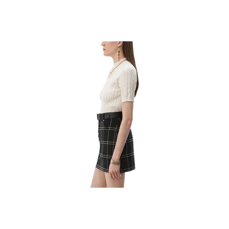 Alexander Wang Casual Short Skirts Women's Black-1