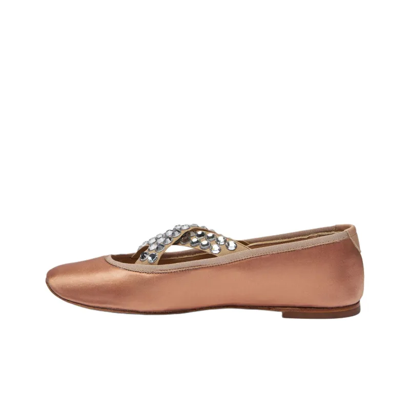 Casadei Avenue Ballet Casual Single Shoes Women's Brown-0