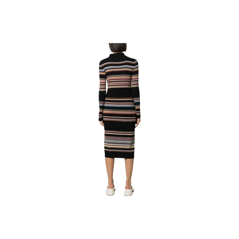 Paul Smith Paul Smith Classic Striped Series Long-Sleeved Dresses Women's Multicolor-2