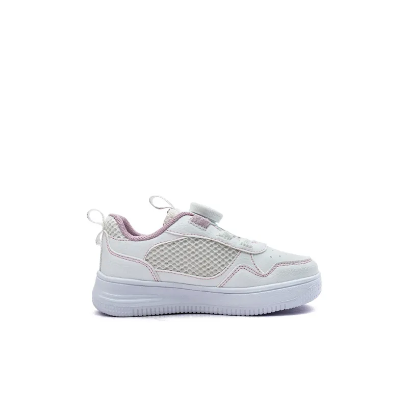 KAPPA KIDS Knob Buckle Lightweight Anti Slip Kids' Skateboarding Shoes Beige Pink Kids'-1