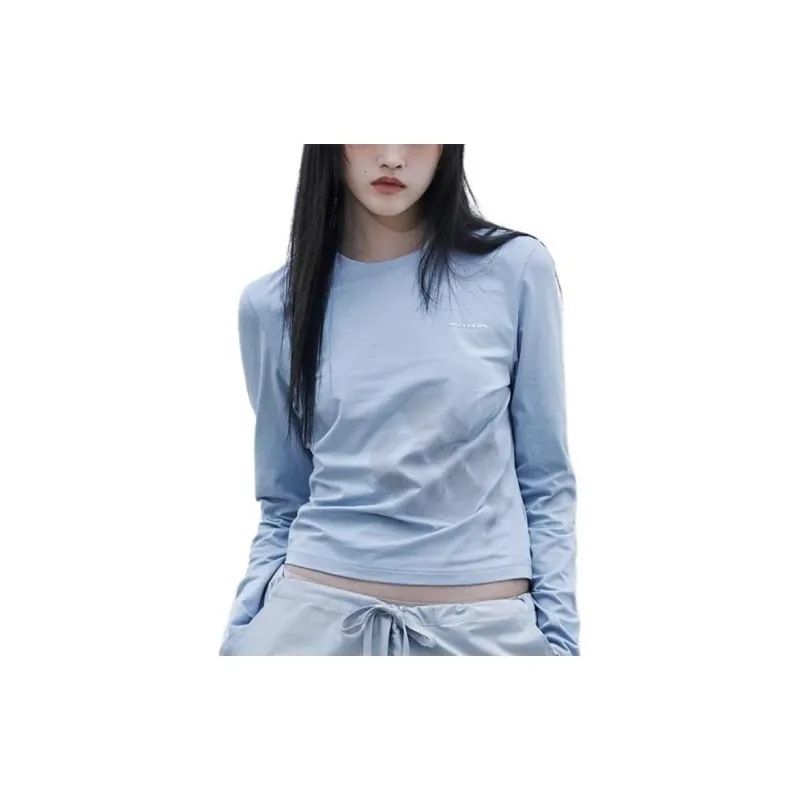 Skechers T Shirt Women's Dusty Blue-4