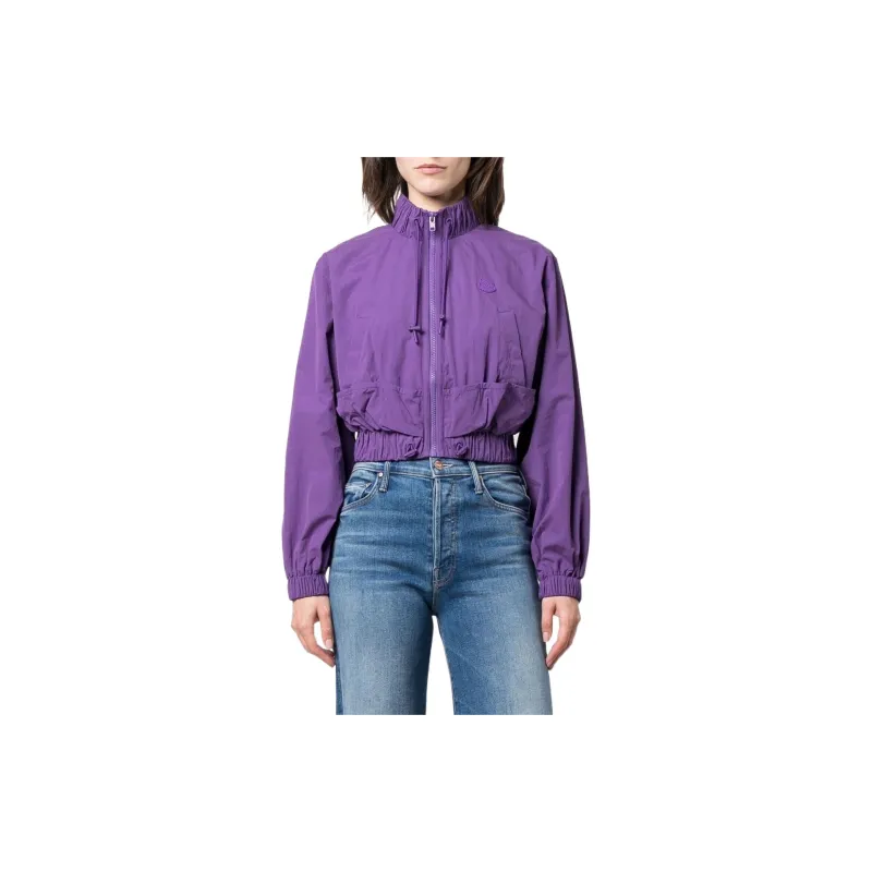 KENZO Cropped Coats Women's Purple-1