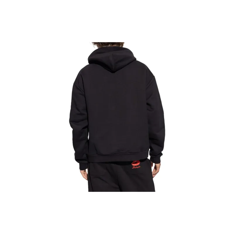 Giuseppe Zanotti Logo Embroidered Drawstring Hoodie-3
