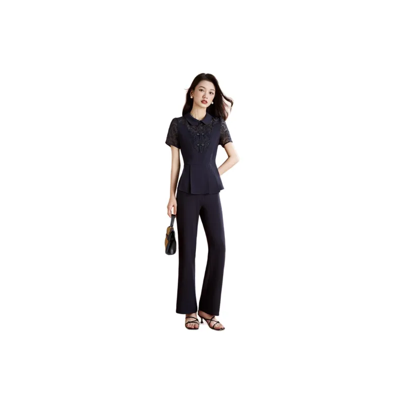 Mylan Casual Suit Women's Navy Blue-2