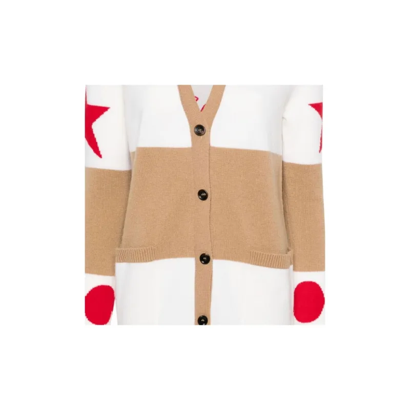 MaxMara V Neck Long Sleeved Cardigan-4